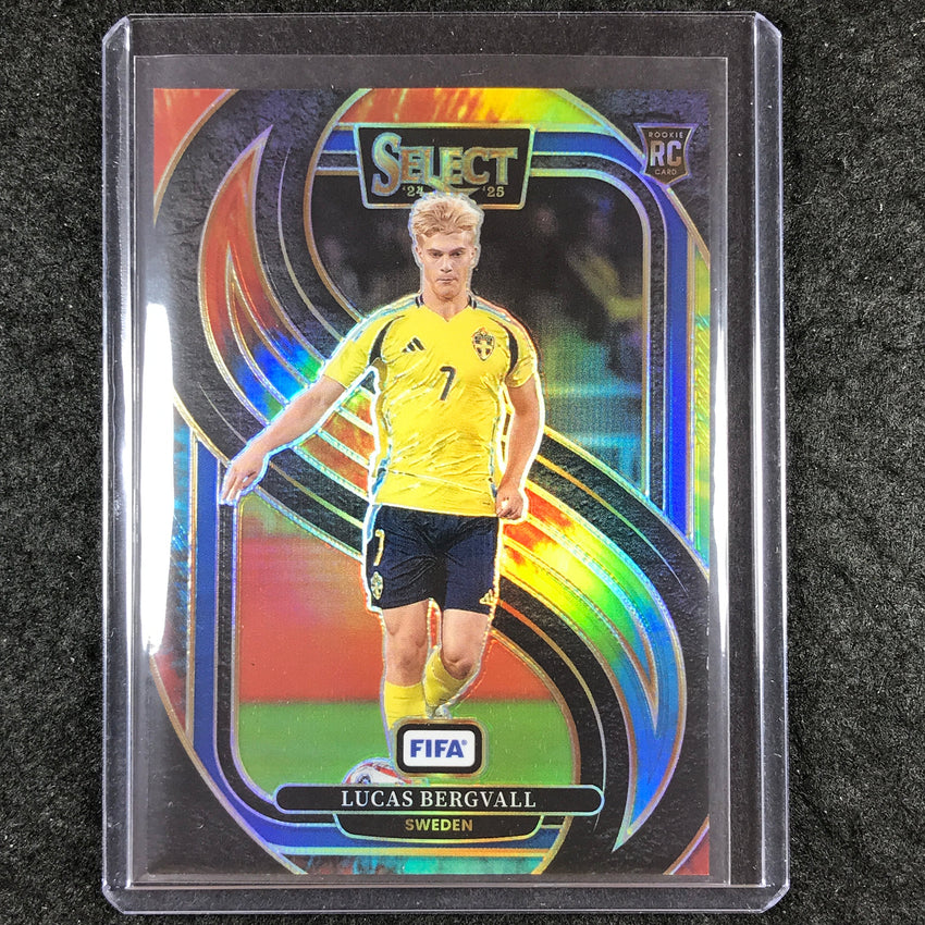 2024-25 Select FIFA LUCAS BERGVALL Mezzanine Rookie Tie-Dye 20/25 #192