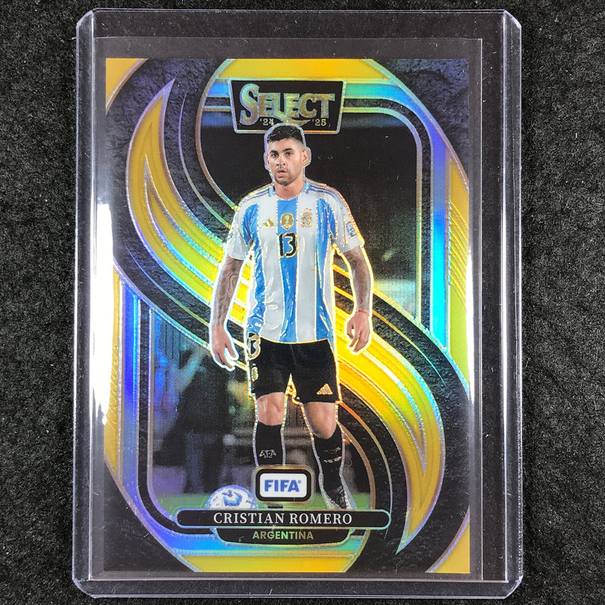 2024-25 Select FIFA CRISTIAN ROMERO Mezzanine Gold 3/10 #161