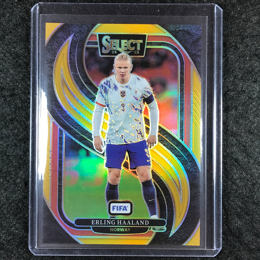 2024-25 Select FIFA ERLING HAALAND Mezzanine Gold 9/10 #183