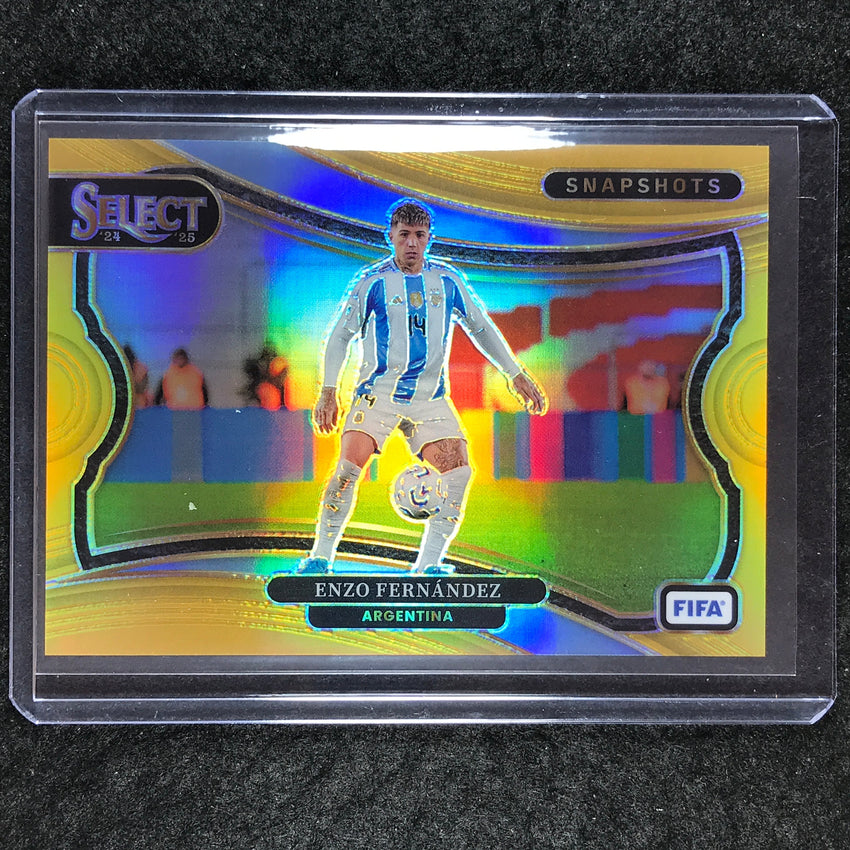 2024-25 Select FIFA ENZO FERNANDEZ Snapshots Gold 5/10 #2