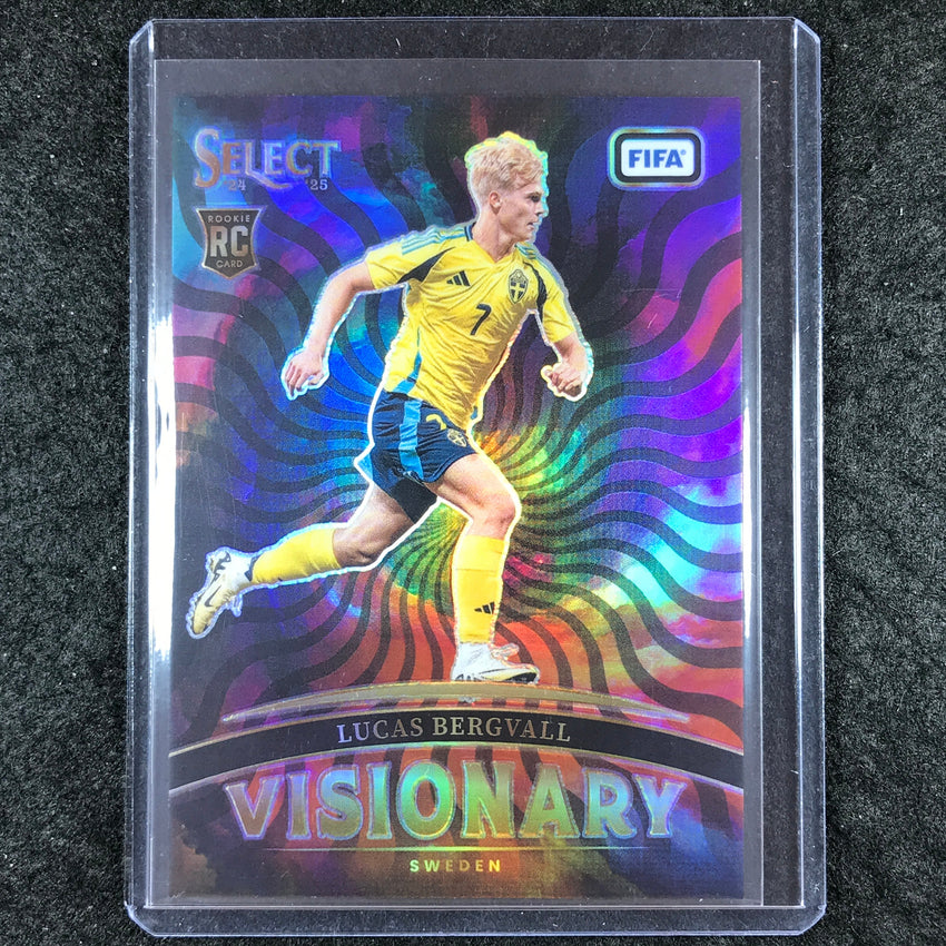 2024-25 Select FIFA LUCAS BERGVALL Visionary Rookie SSP #13