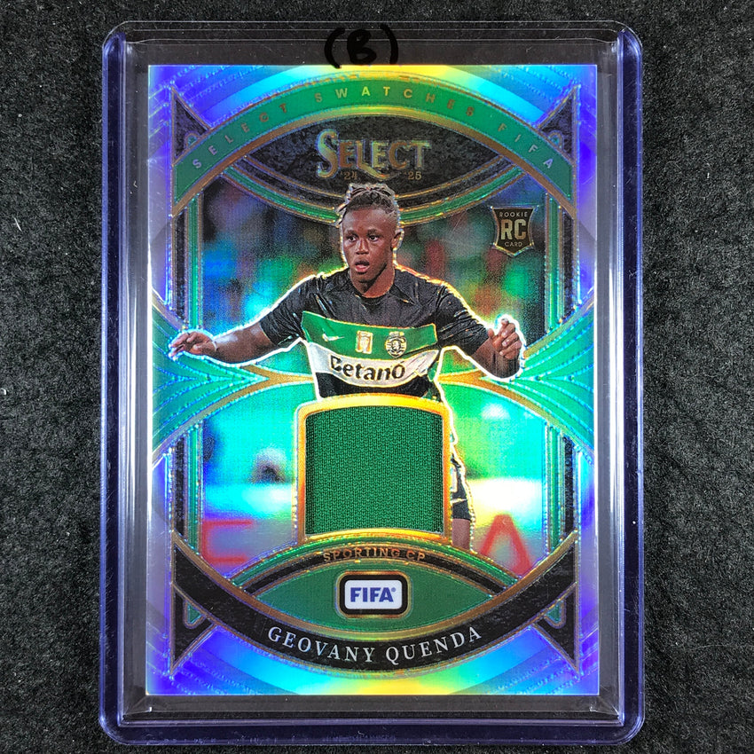 2024-25 Select FIFA GEOVANY QUENDA Select Swatches Rookie Jersey Relic #GQ (B)