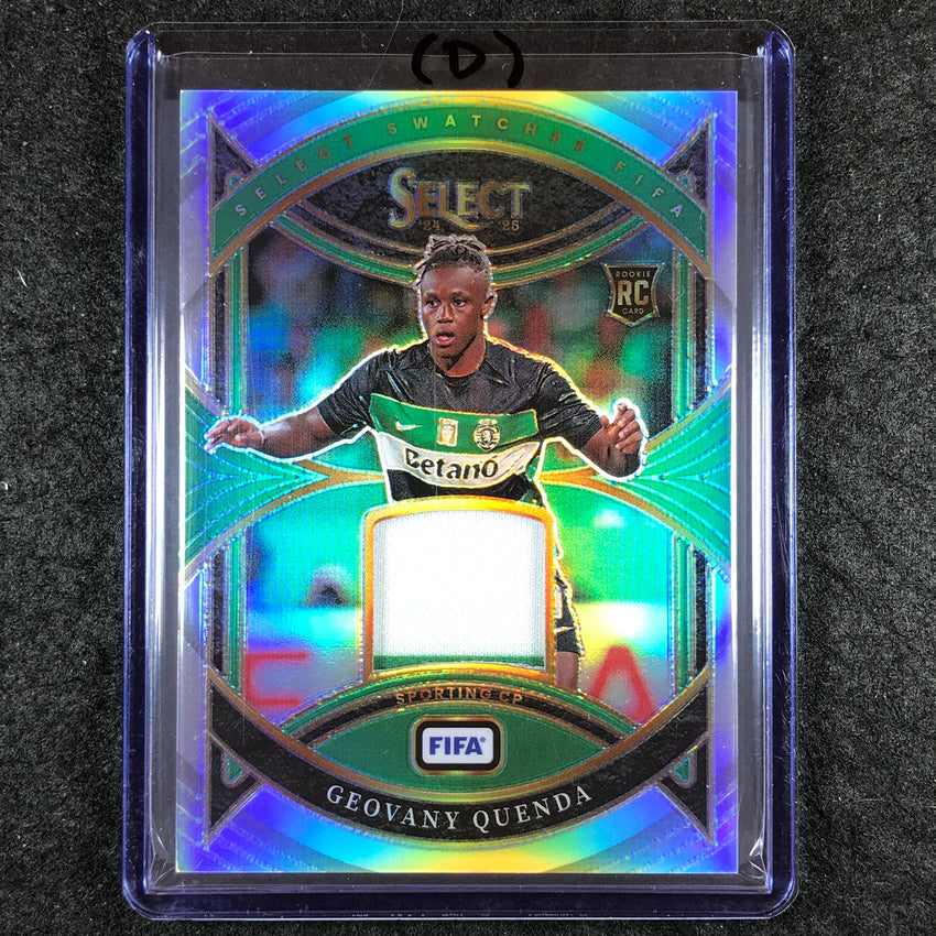 2024-25 Select FIFA GEOVANY QUENDA Select Swatches Rookie Jersey Relic #GQ (D)