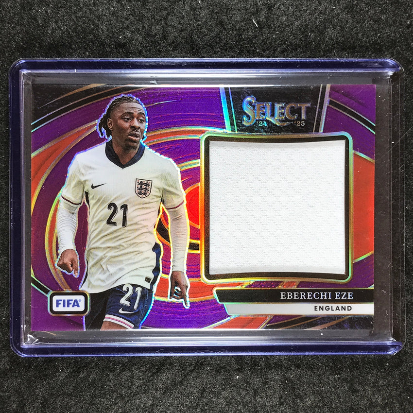2024-25 Select FIFA EBERECHI EZE Jumbo Swatches Jersey Relic Purple 22/49