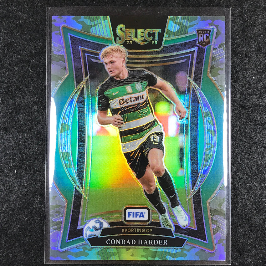 2024-25 Select FIFA CONRAD HARDER Terrace Rookie Camo /135 #45