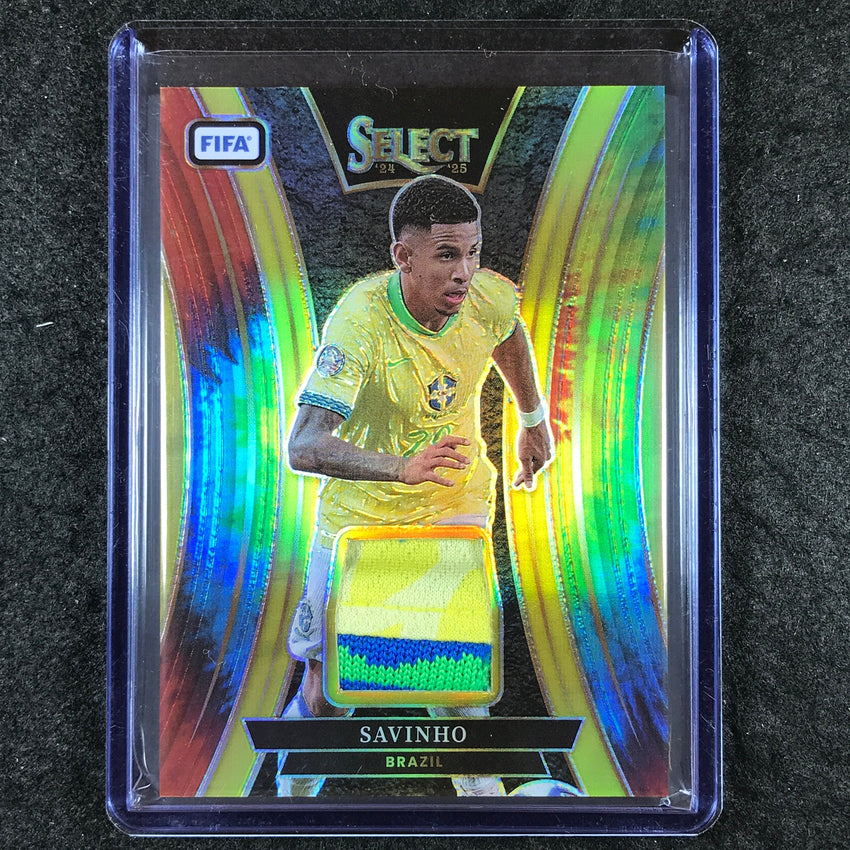 2024-25 Select FIFA SAVINHO Select Memorabilia Patch Relic Tie-Dye 3/25