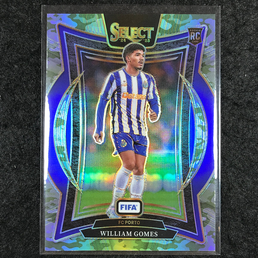 2024-25 Select FIFA WILLIAM GOMES Terrace Rookie Camo /135 #49