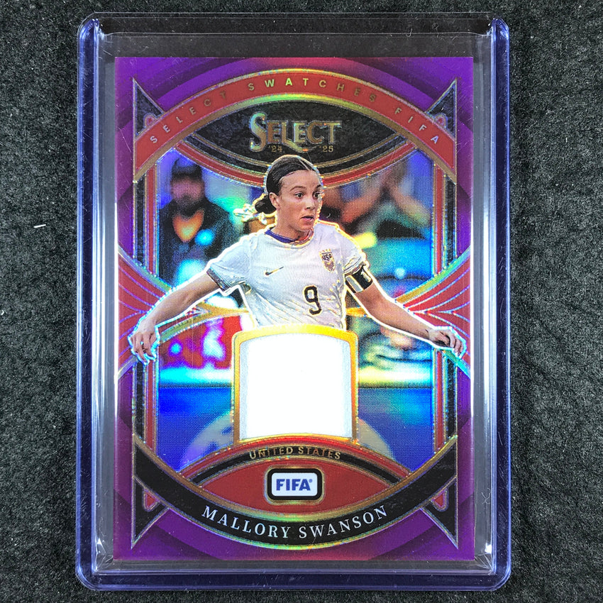 2024-25 Select FIFA MALLORY SWANSON Select Swatches Jersey Relic Purple 5/49