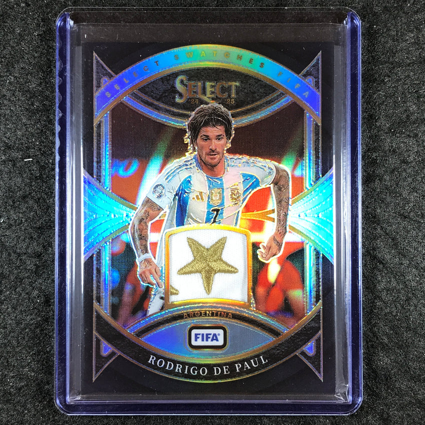 2024-25 Select FIFA RODRIGO DE PAUL Select Swatches Patch Relic Black 1/1