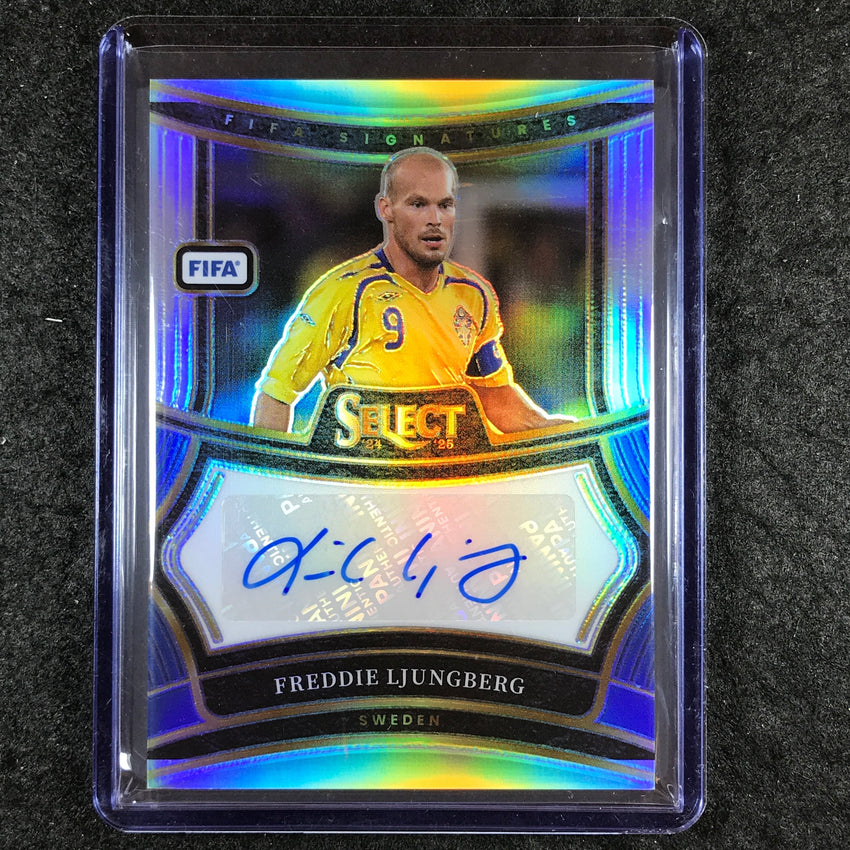 2024-25 Select FIFA FREDDIE LJUNBERG Signatures Auto Silver Prizm #FLJ