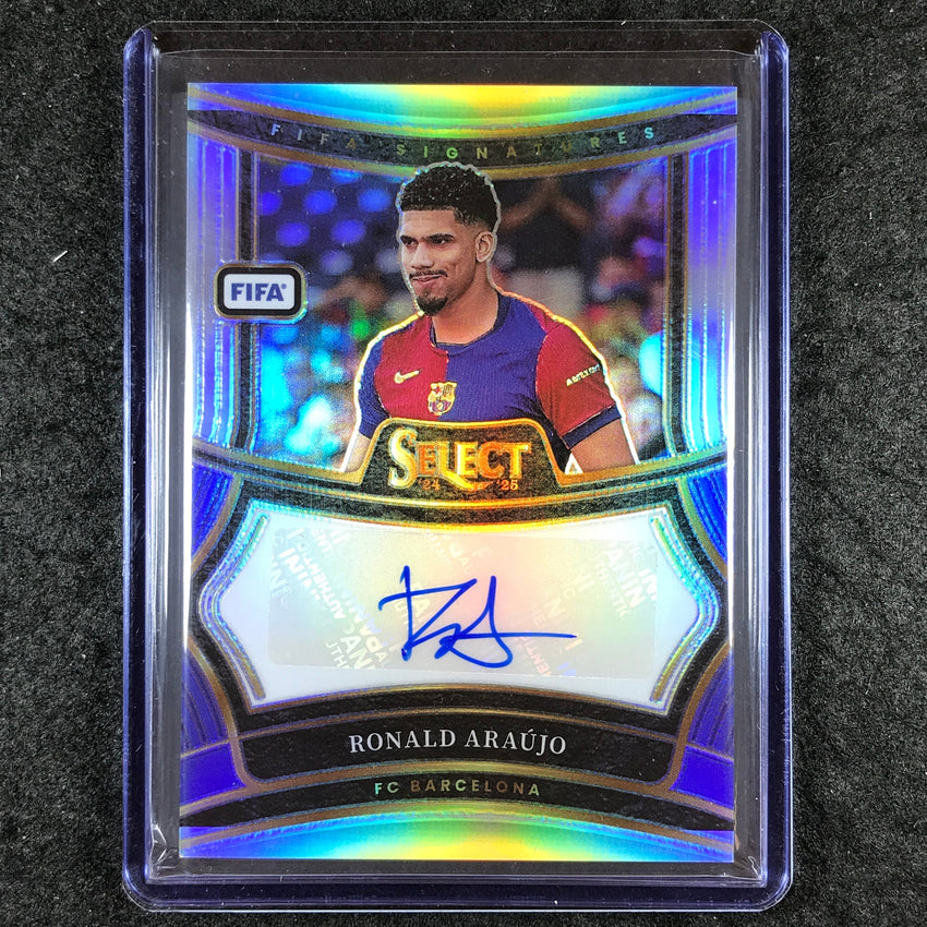 2024-25 Select FIFA RONALD ARAUJO Signatures Auto Silver Prizm #RA