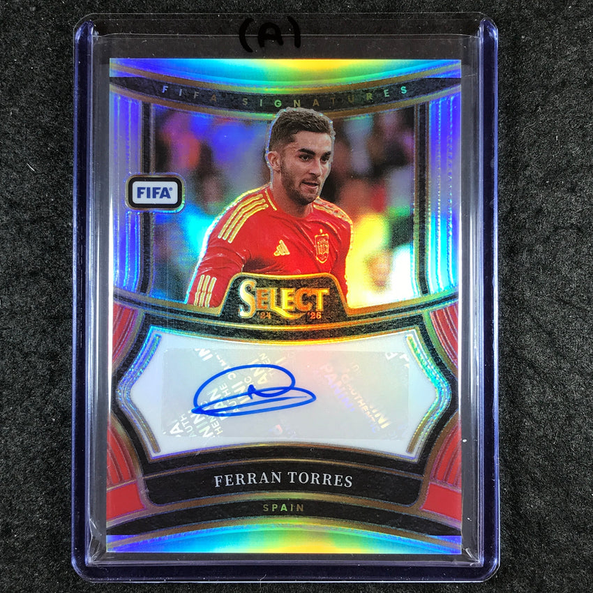2024-25 Select FIFA FERRAN TORRES Signatures Auto Silver Prizm #FT (A)