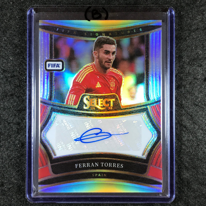 2024-25 Select FIFA FERRAN TORRES Signatures Auto Silver Prizm #FT (B)