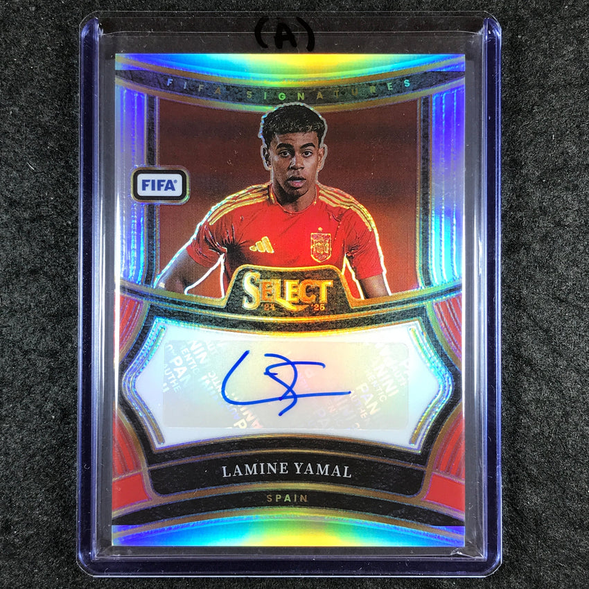 2024-25 Select FIFA LAMINE YAMAL Signatures Auto Silver Prizm #LY (A)