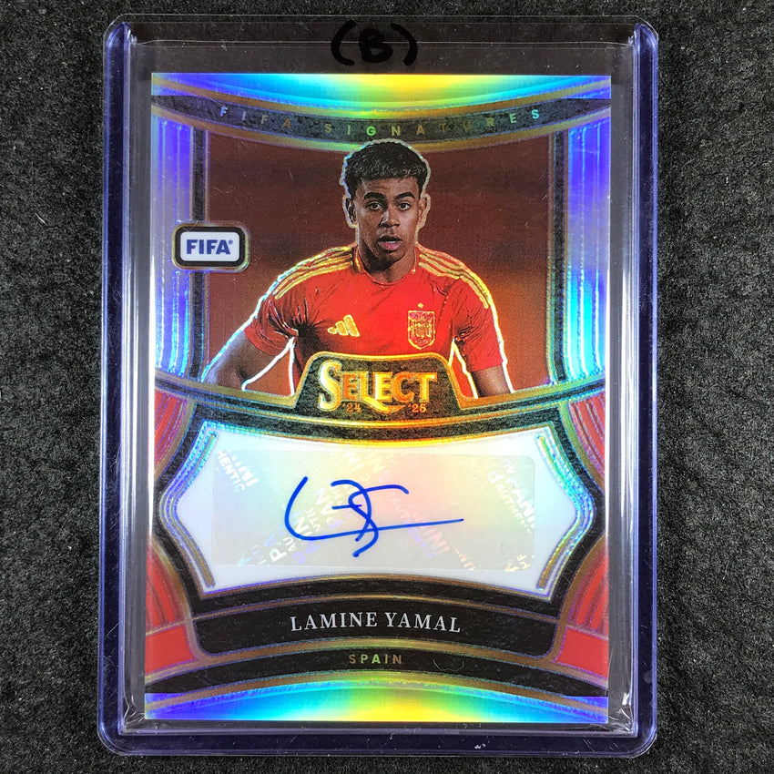 2024-25 Select FIFA LAMINE YAMAL Signatures Auto Silver Prizm #LY (B)