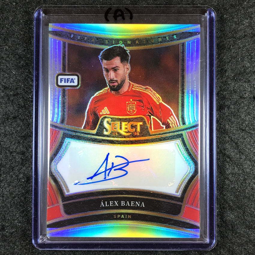 2024-25 Select FIFA ALEX BAENA Signatures Auto Silver Prizm #AB (A)