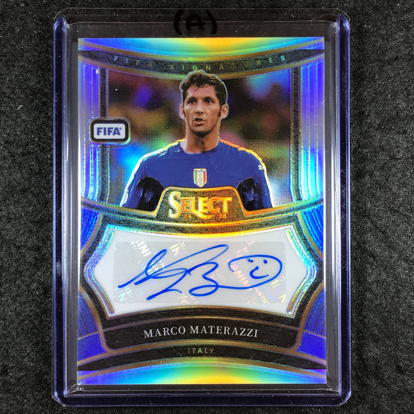 2024-25 Select FIFA MARCO MATERAZZI Signatures Auto Silver Prizm #MM (A)