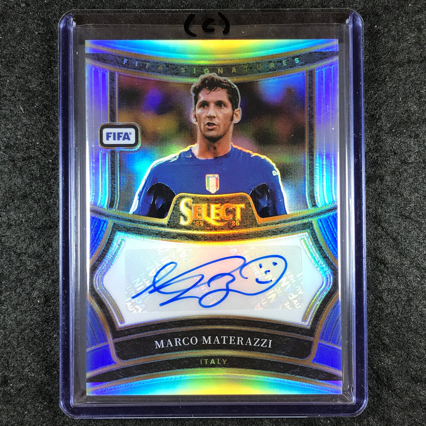 2024-25 Select FIFA MARCO MATERAZZI Signatures Auto Silver Prizm #MM (C)