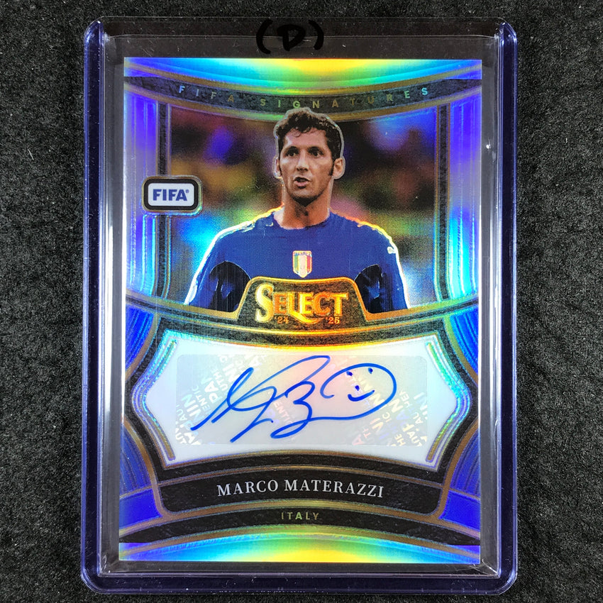 2024-25 Select FIFA MARCO MATERAZZI Signatures Auto Silver Prizm #MM (D)