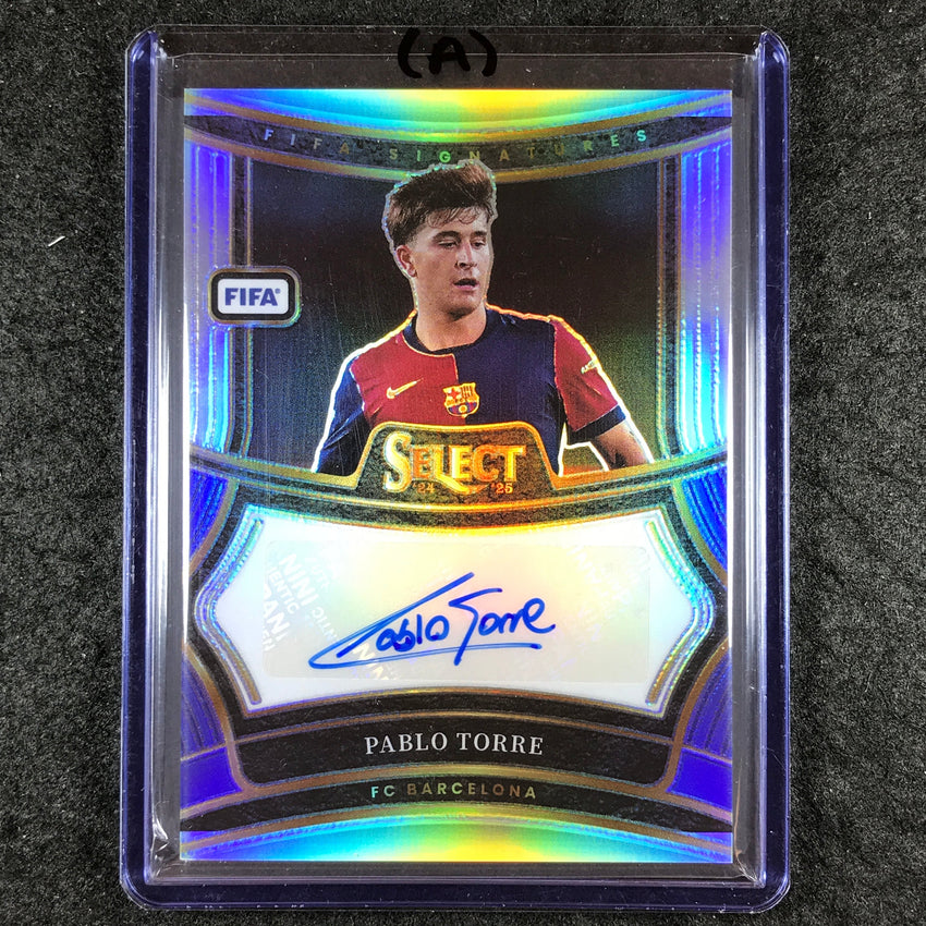 2024-25 Select FIFA PABLO TORRE Signatures Auto Silver Prizm #PT (A)