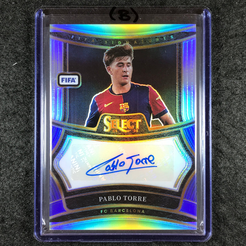 2024-25 Select FIFA PABLO TORRE Signatures Auto Silver Prizm #PT (B)