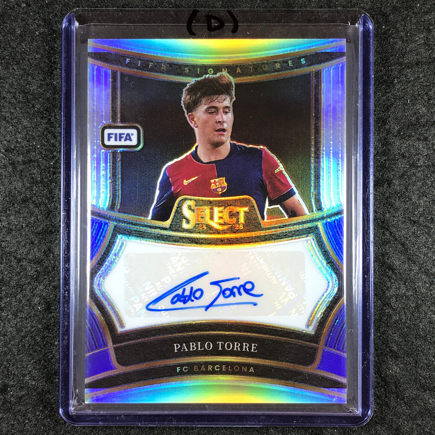 2024-25 Select FIFA PABLO TORRE Signatures Auto Silver Prizm #PT (D)