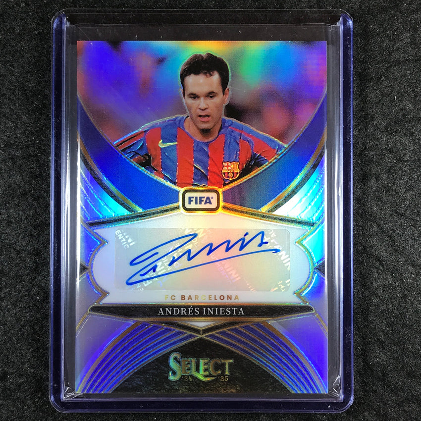 2024-25 Select FIFA ANDRES INIESTA Select Signatures Auto Silver Prizm #AI