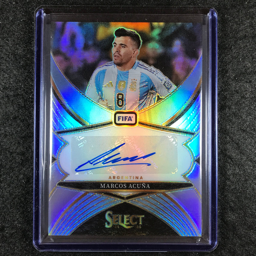 2024-25 Select FIFA MARCOS ACUNA Select Signatures Auto Silver Prizm #MA