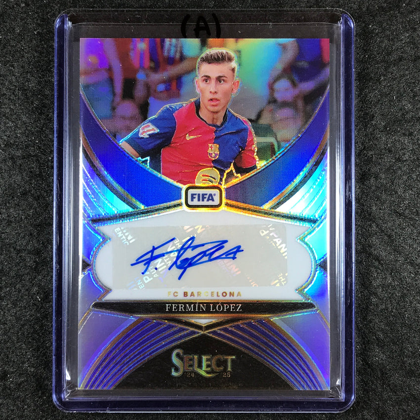 2024-25 Select FIFA FERMIN LOPEZ Select Signatures Auto Silver Prizm #FL (A)