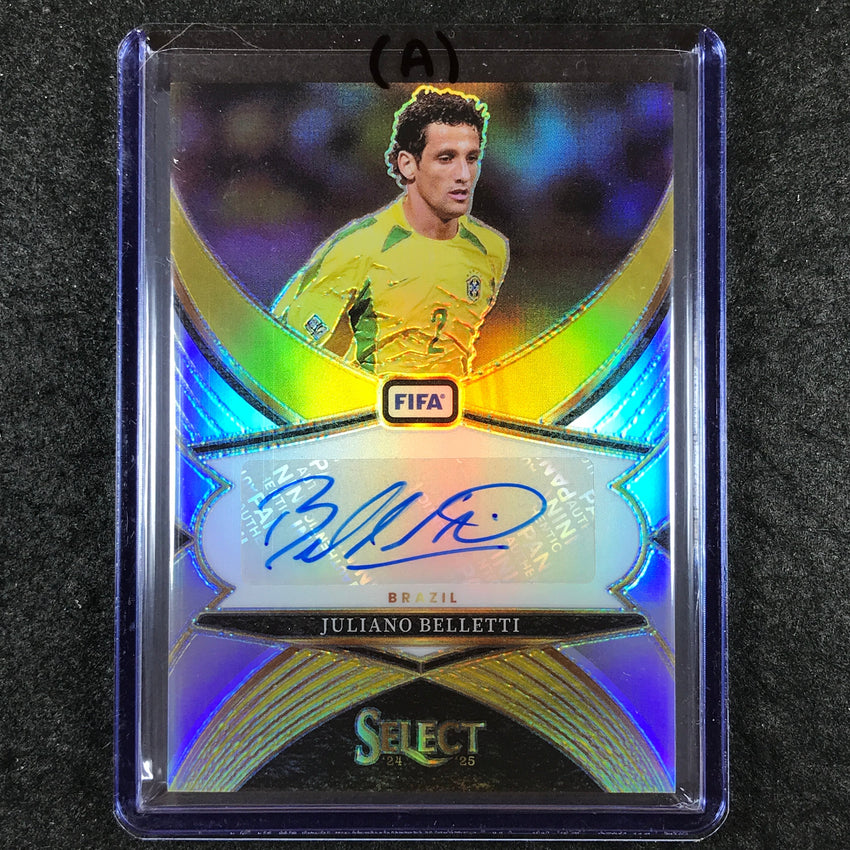 2024-25 Select FIFA JULIANO BELLETTI Select Signatures Auto Silver Prizm #JB (A)