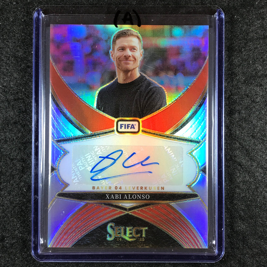 2024-25 Select FIFA XABI ALONSO Select Signatures Auto Silver Prizm #XA (A)