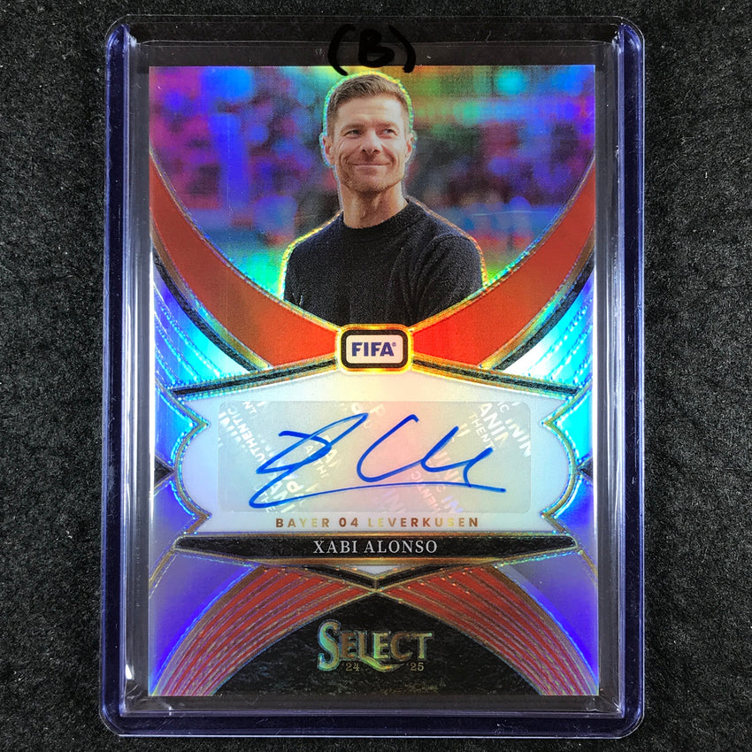 2024-25 Select FIFA XABI ALONSO Select Signatures Auto Silver Prizm #XA (B)