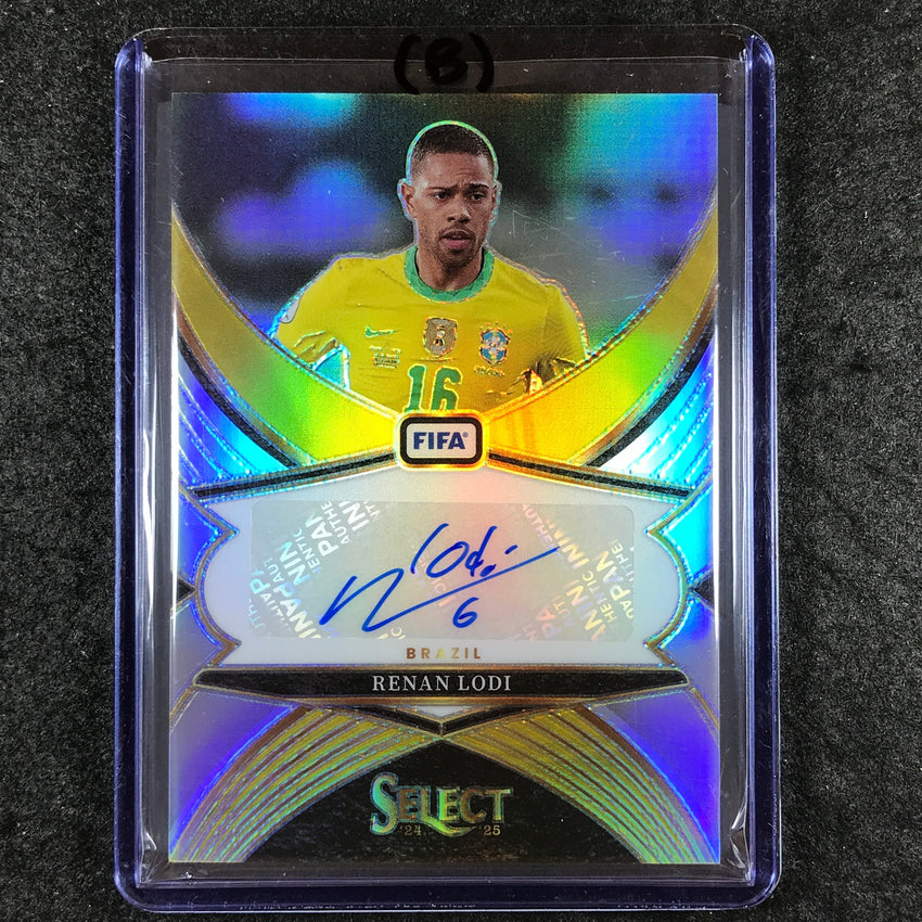 2024-25 Select FIFA RENAN LODI Select Signatures Auto Silver Prizm #RLO (B)