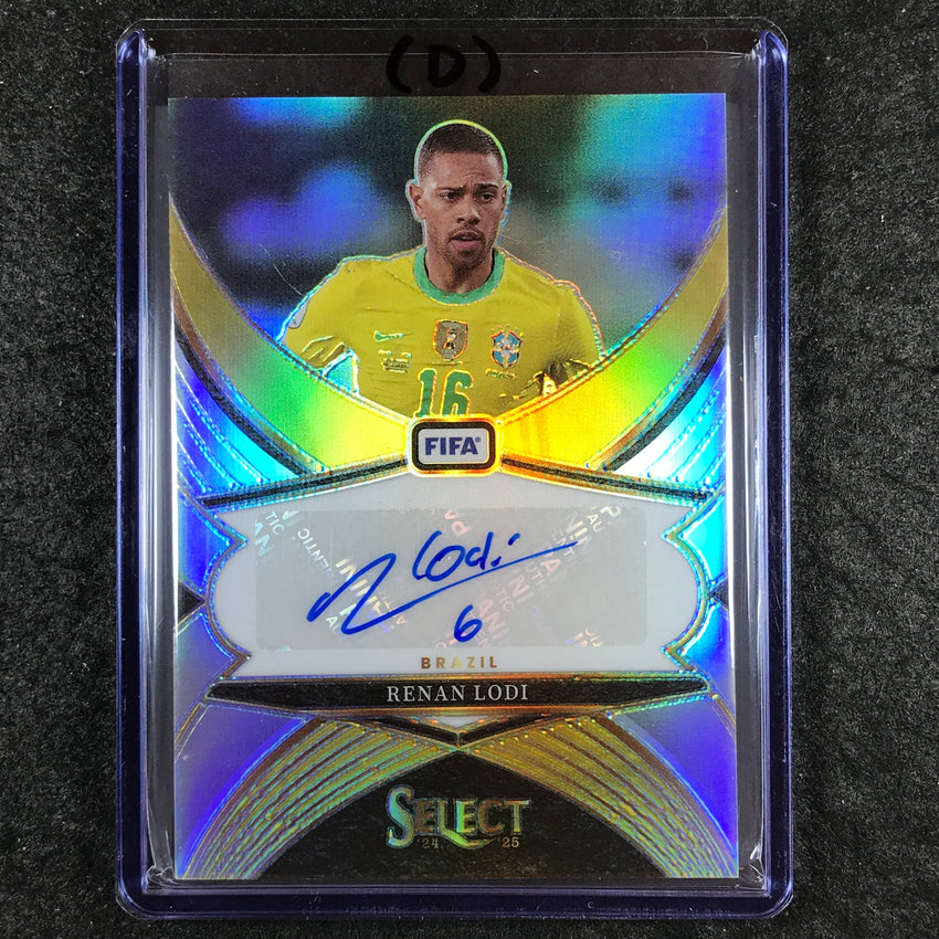 2024-25 Select FIFA RENAN LODI Select Signatures Auto Silver Prizm #RLO (D)