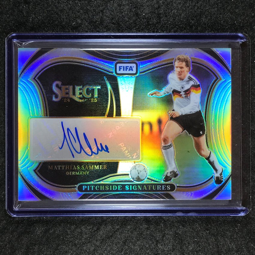 2024-25 Select FIFA MATTHIAS SAMMER Pitchside Signatures Auto Silver Prizm #MS