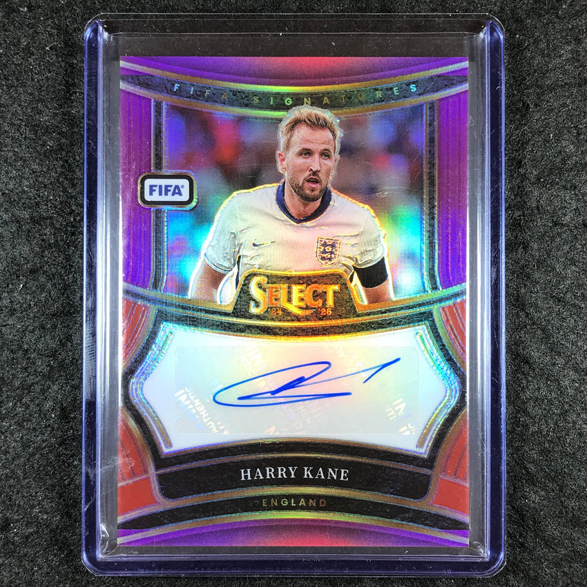 2024-25 Select FIFA HARRY KANE Signatures Auto Purple 45/49