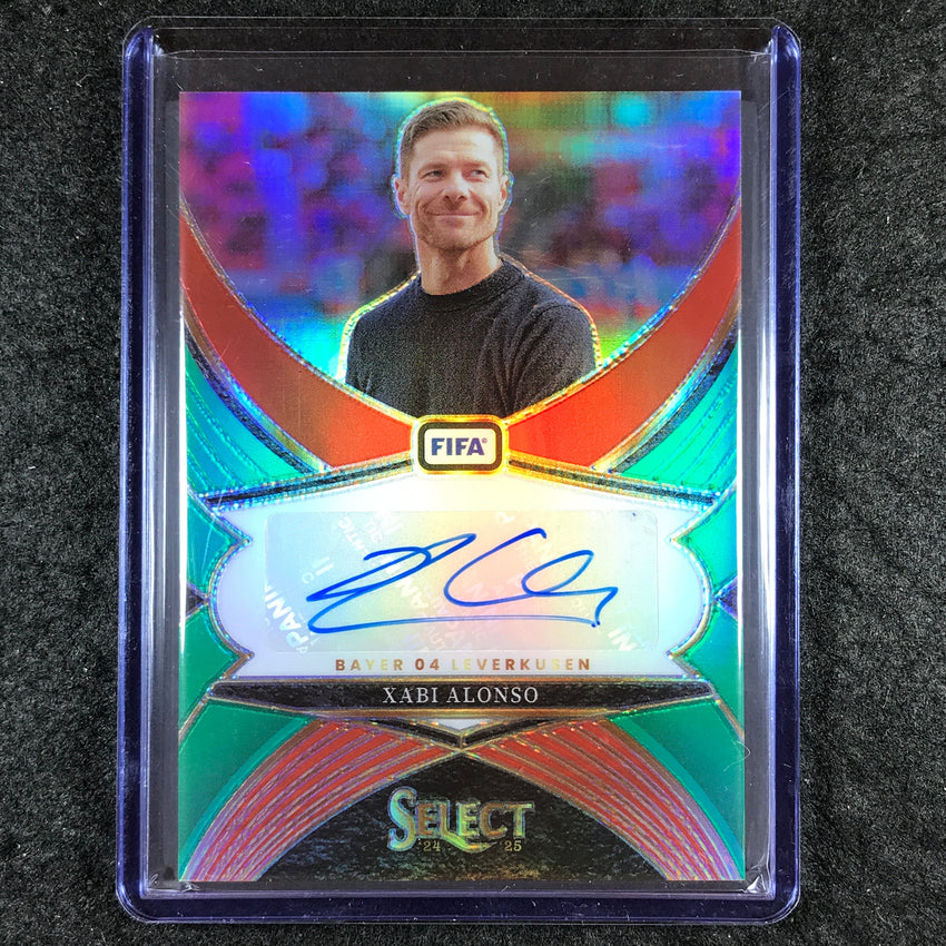 2024-25 Select FIFA XABI ALONSO Select Signatures Auto Green 2/5