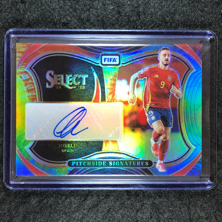 2024-25 Select FIFA JOSELU Pitchside Signatures Auto Tie-Dye 16/25