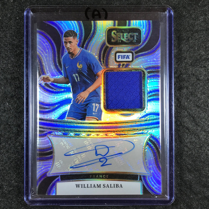 2024-25 Select FIFA WILLIAM SALIBA Autographed Memorabilia Jersey Silver #WS (A)