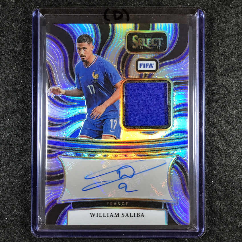 2024-25 Select FIFA WILLIAM SALIBA Autographed Memorabilia Jersey Silver #WS (D)