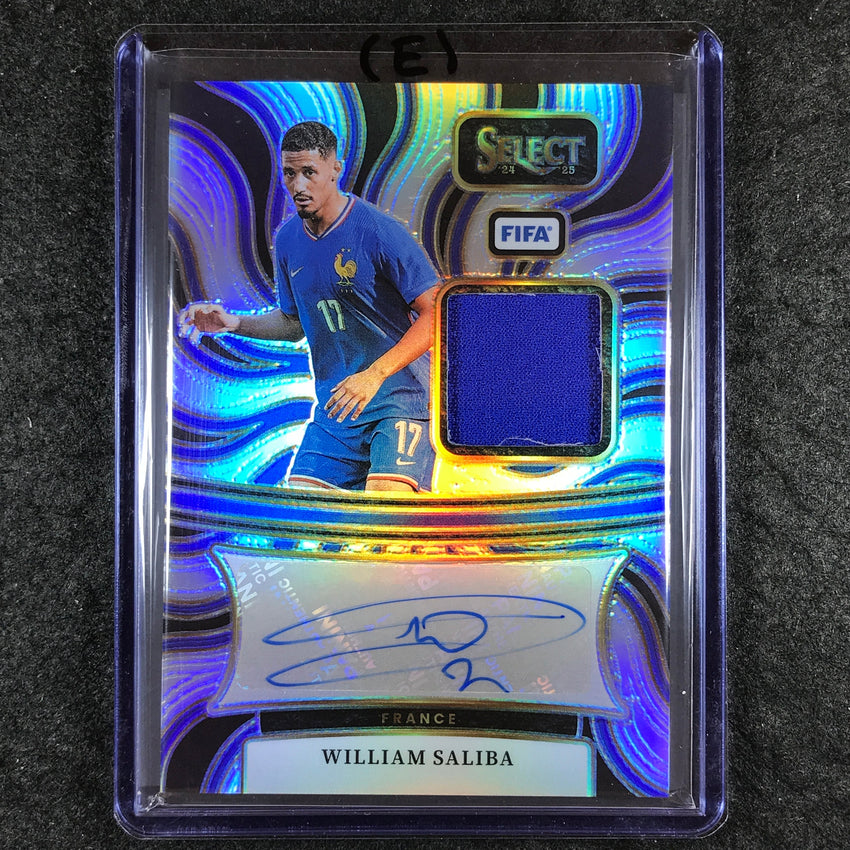 2024-25 Select FIFA WILLIAM SALIBA Autographed Memorabilia Jersey Silver #WS (E)