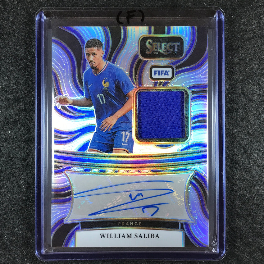 2024-25 Select FIFA WILLIAM SALIBA Autographed Memorabilia Jersey Silver #WS (F)