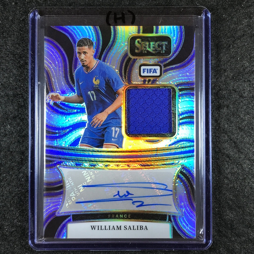 2024-25 Select FIFA WILLIAM SALIBA Autographed Memorabilia Jersey Silver #WS (H)