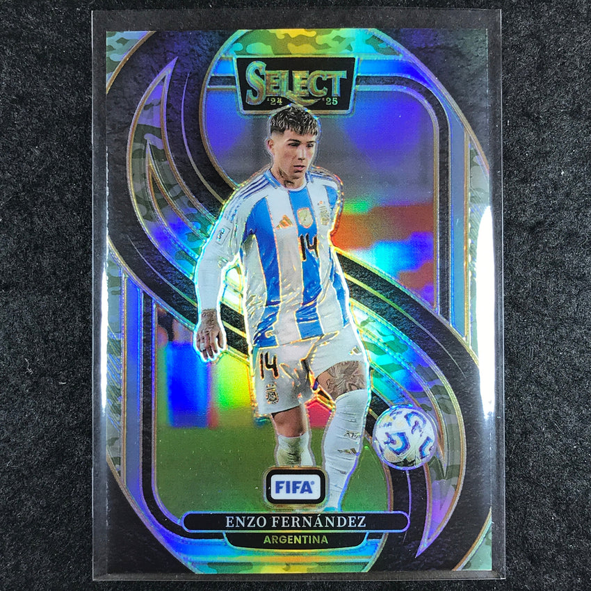 2024-25 Select FIFA ENZO FERNANDEZ Mezzanine Camo /135 #159