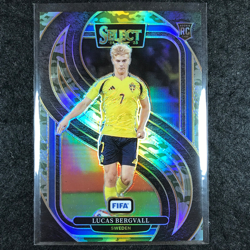 2024-25 Select FIFA LUCAS BERGVALL Mezzanine Rookie Camo /135 #192