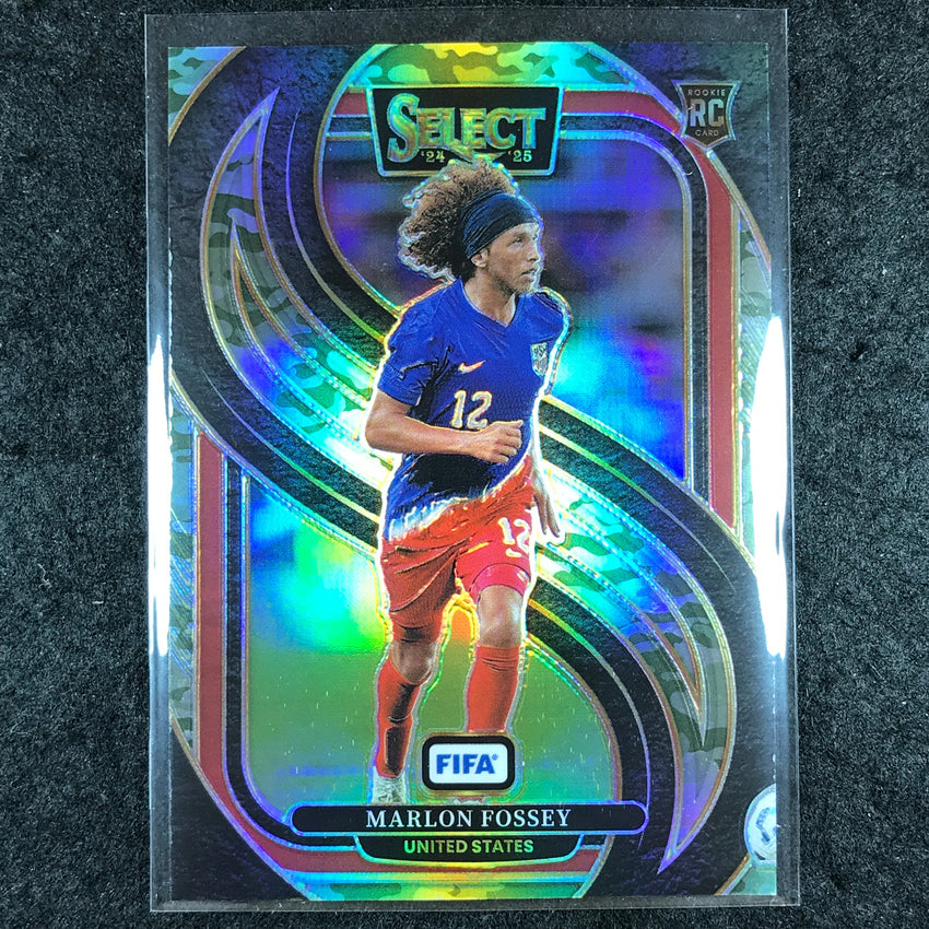 2024-25 Select FIFA MARLON FOSSEY Mezzanine Rookie Camo /135 #200