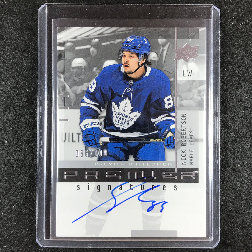 2021-22 Premier Hockey NICK ROBERTSON 20th Anniversary Auto 86/100