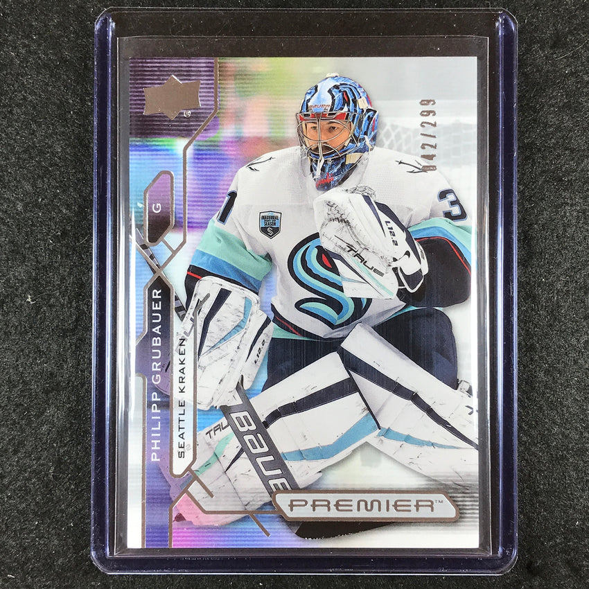 2021-22 Premier Hockey PHILIPP GRUBAUER Base 42/299 #59