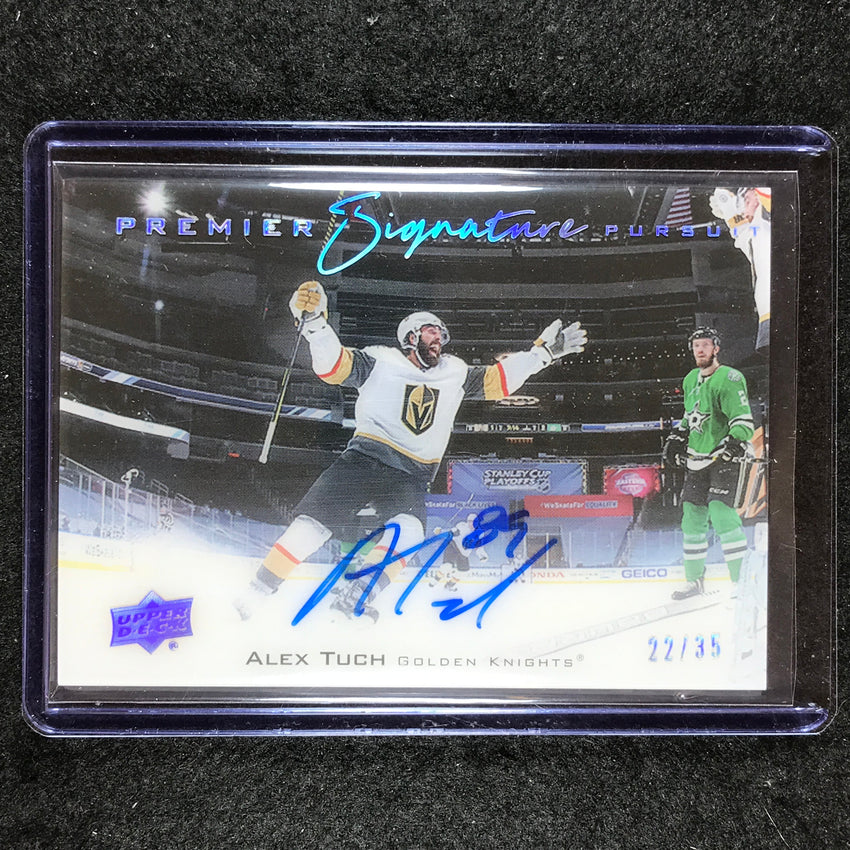 2021-22 Premier Hockey ALEX TUCH 2020-21 Update Signature Pursuit Auto 22/35