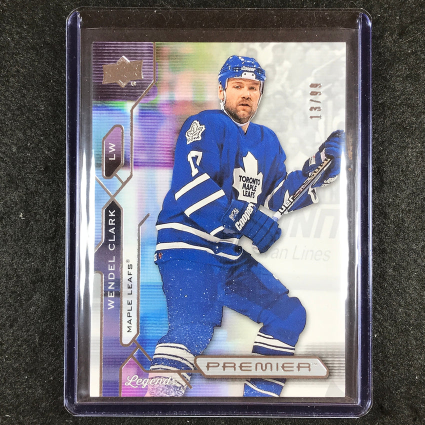 2021-22 Premier Hockey WENDEL CLARK Legends Base 13/99 #98